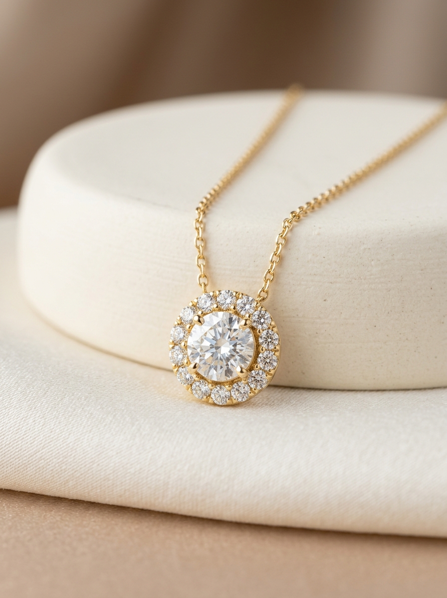 L'Étoile Solitaire Pendant Necklace